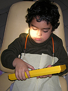 Pequeños pacientes con el odontólogo
